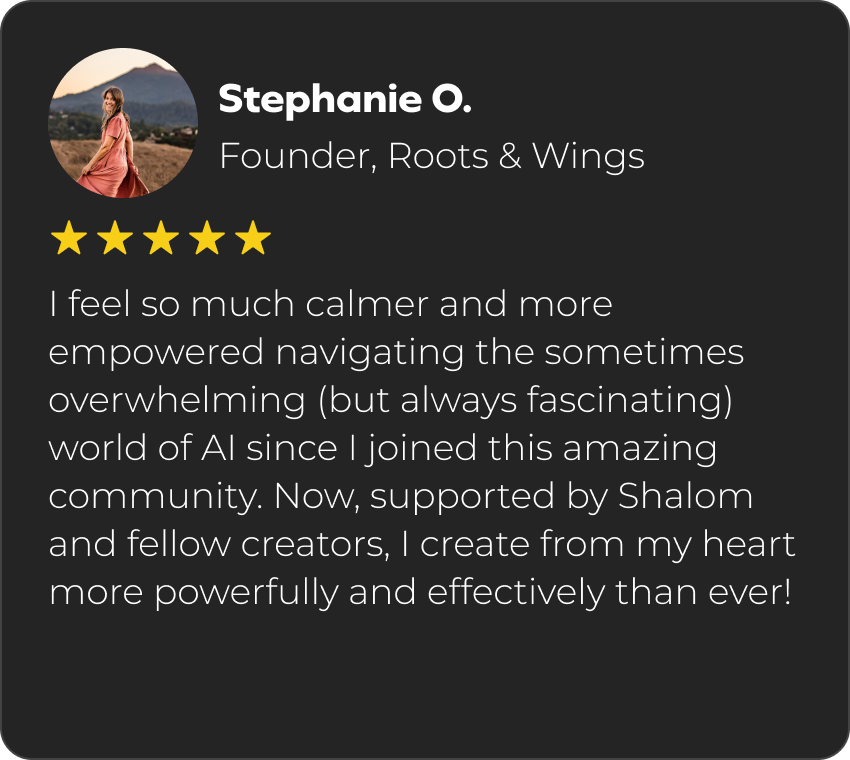 Property 1=Stephanie Creative Powerup testimonial — Stephanie